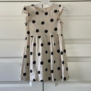 Cotton polka dot dress